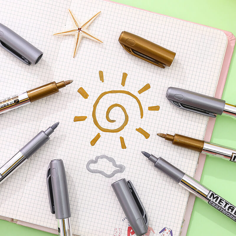 Metallic-Marker-Stifte-Bella Webshop