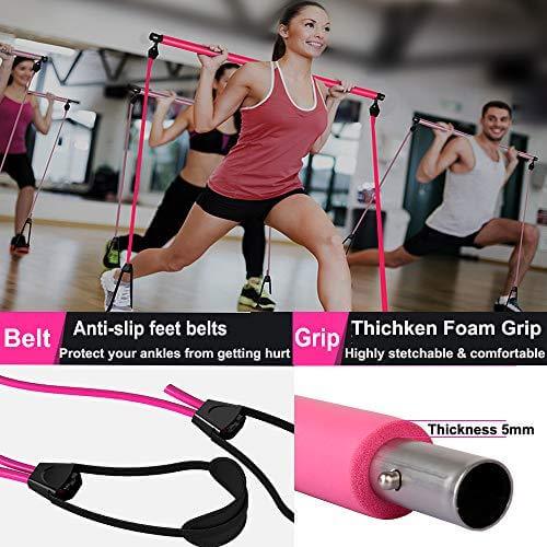 Tragbare Pilates-Stange | Ein Stock Für Das Ganzkörpertraining-Bella Webshop