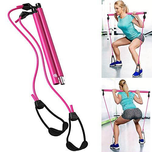 Tragbare Pilates-Stange | Ein Stock Für Das Ganzkörpertraining-Bella Webshop