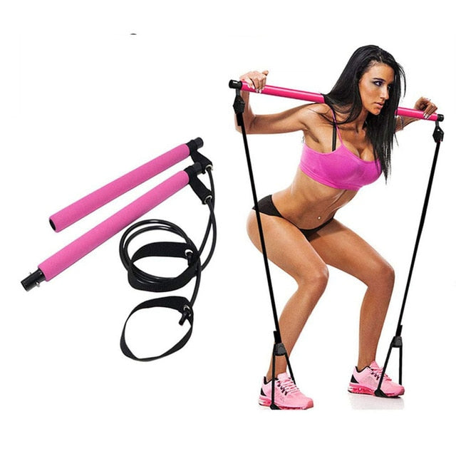 Tragbare Pilates-Stange | Ein Stock Für Das Ganzkörpertraining-Bella Webshop