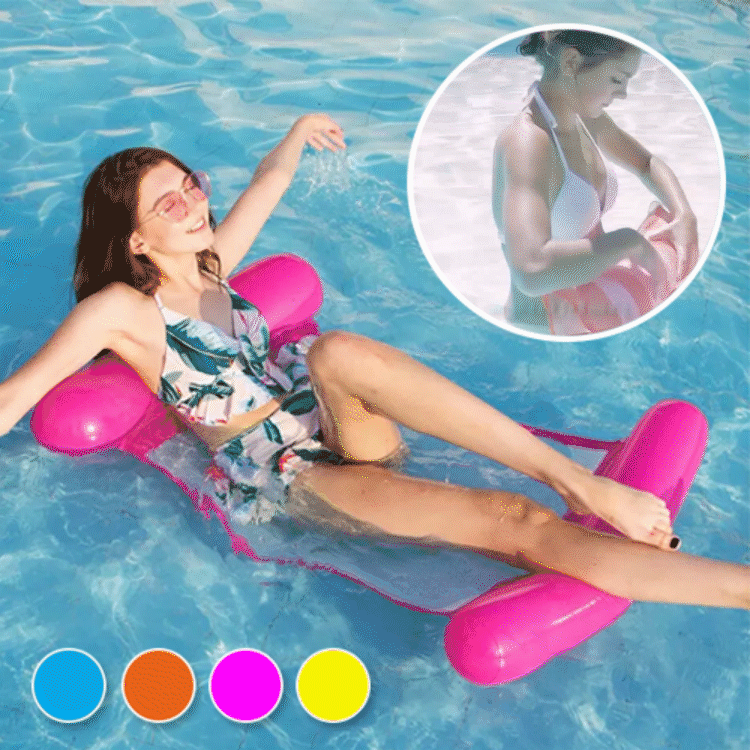 Inflatable water hammock