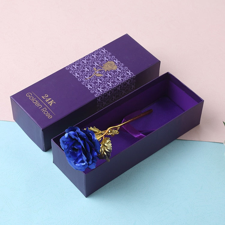 24K Folie Plattiert Gold Rose-Bella Webshop