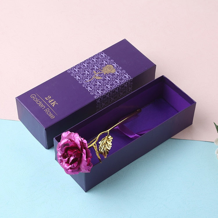 24K Folie Plattiert Gold Rose-Bella Webshop