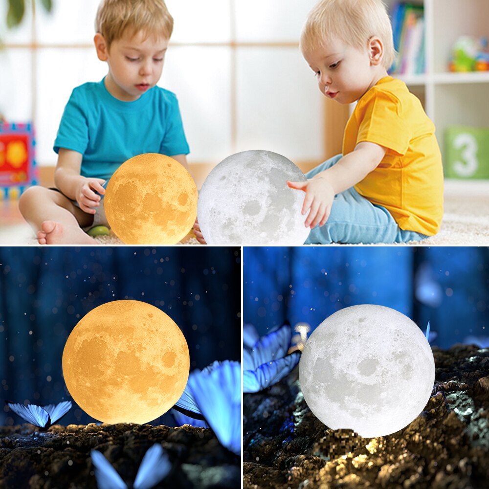 3D Mondlampe Mit Text-Bella Webshop