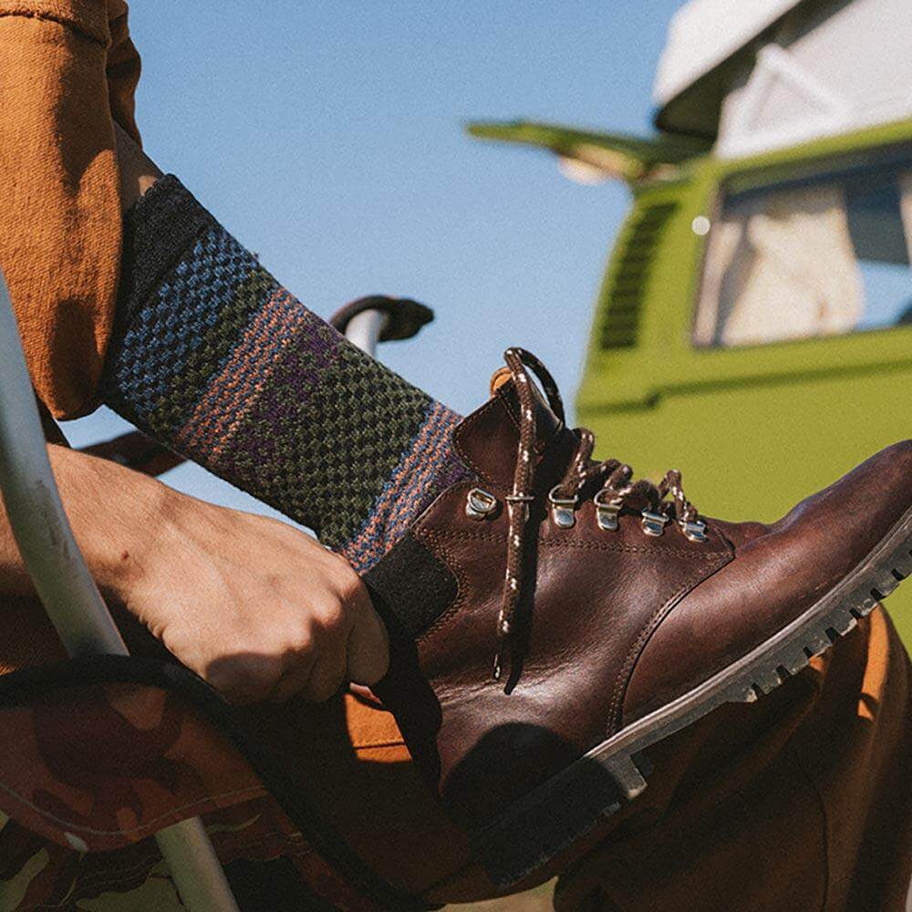 4 Paar Vintage Warme Socken-Bella Webshop