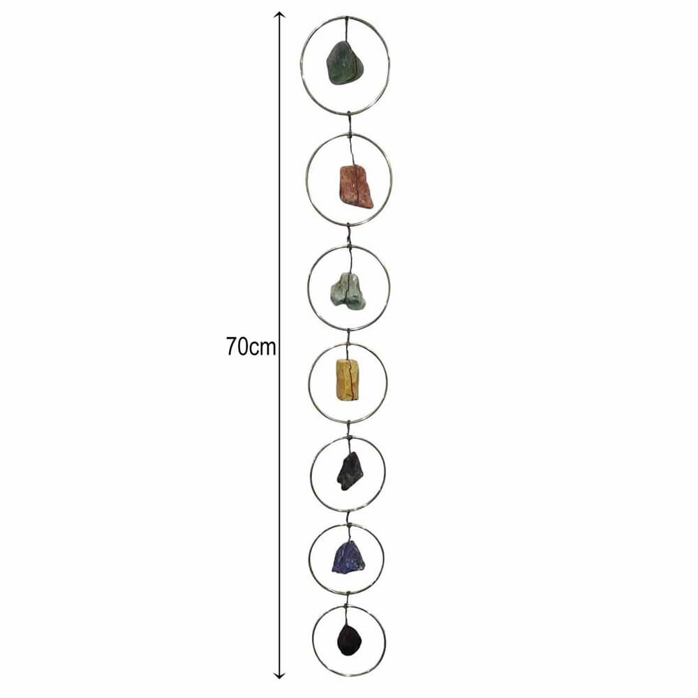 7 Chakra Edelstein Wanddekoration-Bella Webshop