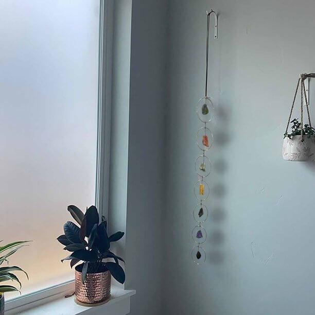 7 Chakra Edelstein Wanddekoration-Bella Webshop