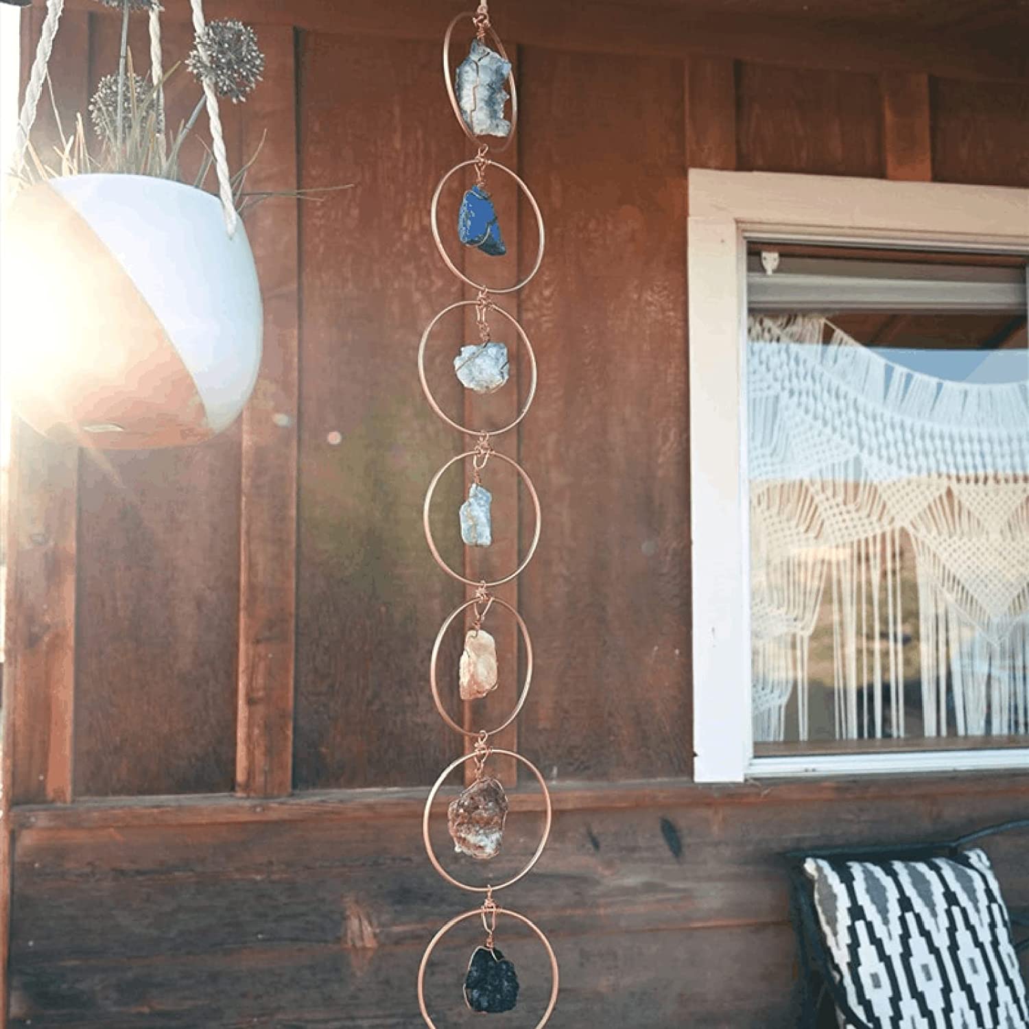 7 Chakra Edelstein Wanddekoration-Bella Webshop