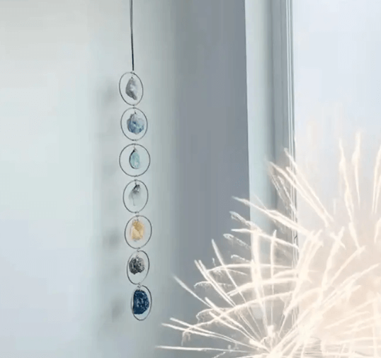 7 Chakra Edelstein Wanddekoration-Bella Webshop