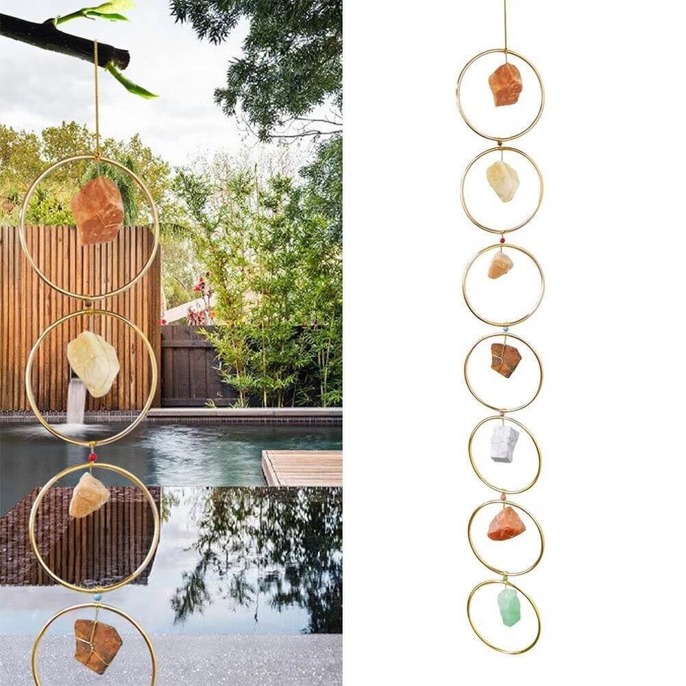 7 Chakra Edelstein Wanddekoration-Bella Webshop