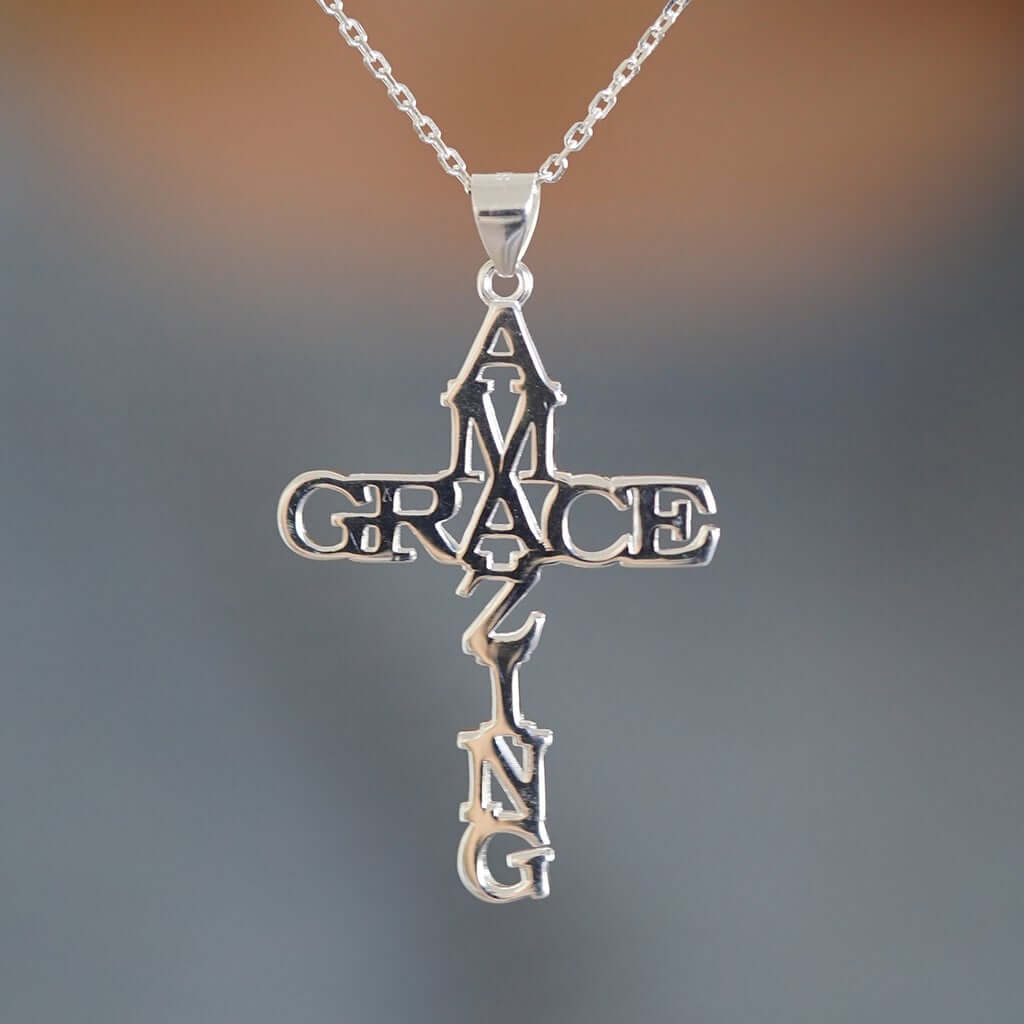 Amazing Grace Kreuz Halskette-Bella Webshop