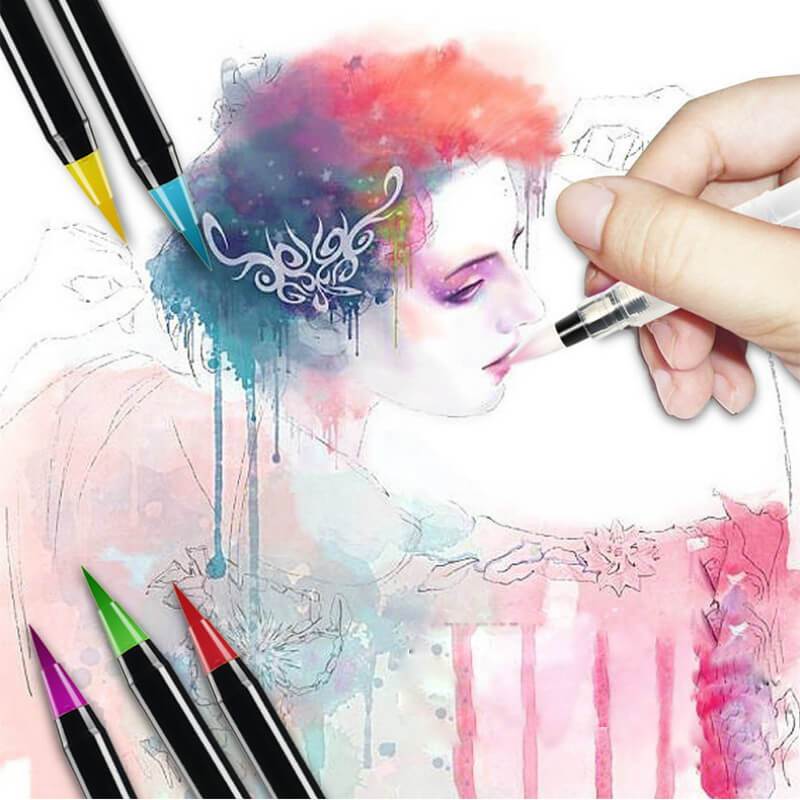 Aquarell-Pinselstifte (20-Teiliges Set)-Bella Webshop