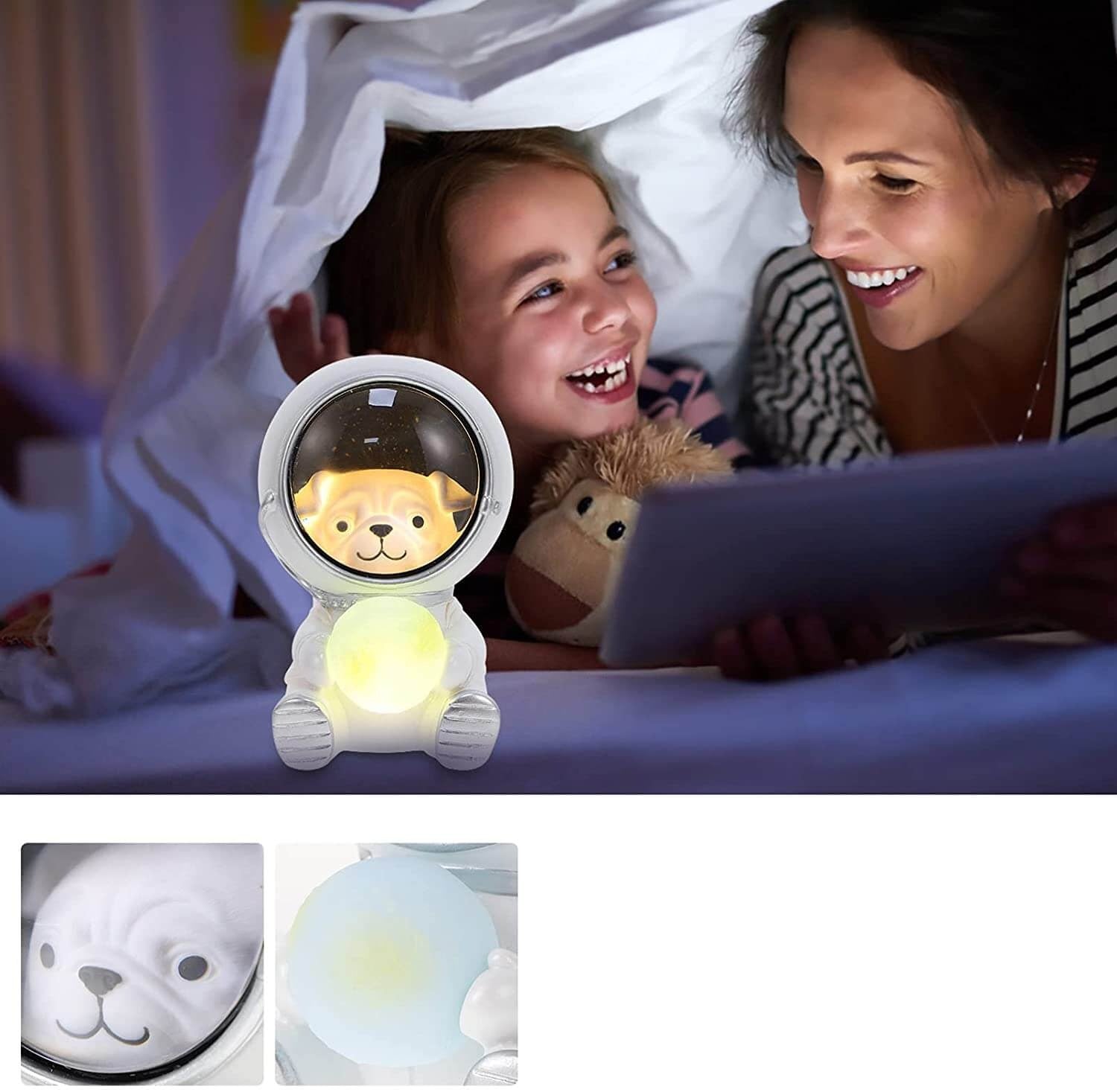 Astronaut Led Nachtlichter-Bella Webshop