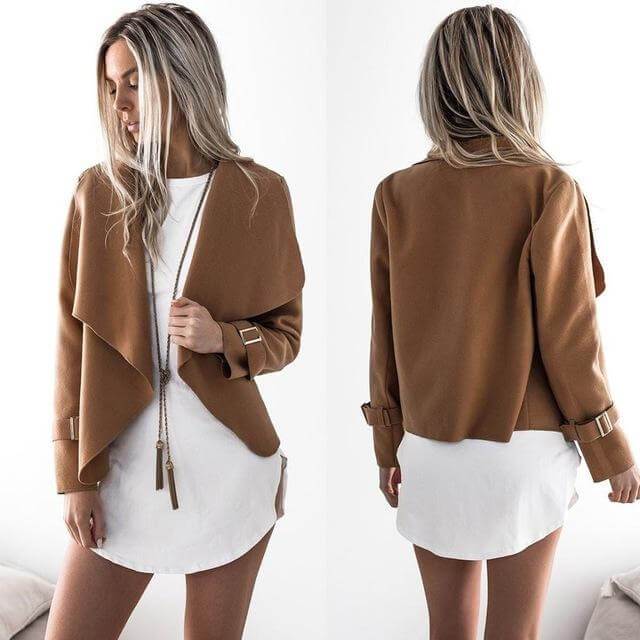 Asymmetrische Kragenweste-Bella Webshop