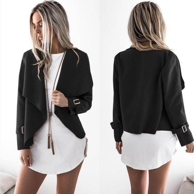 Asymmetrische Kragenweste-Bella Webshop