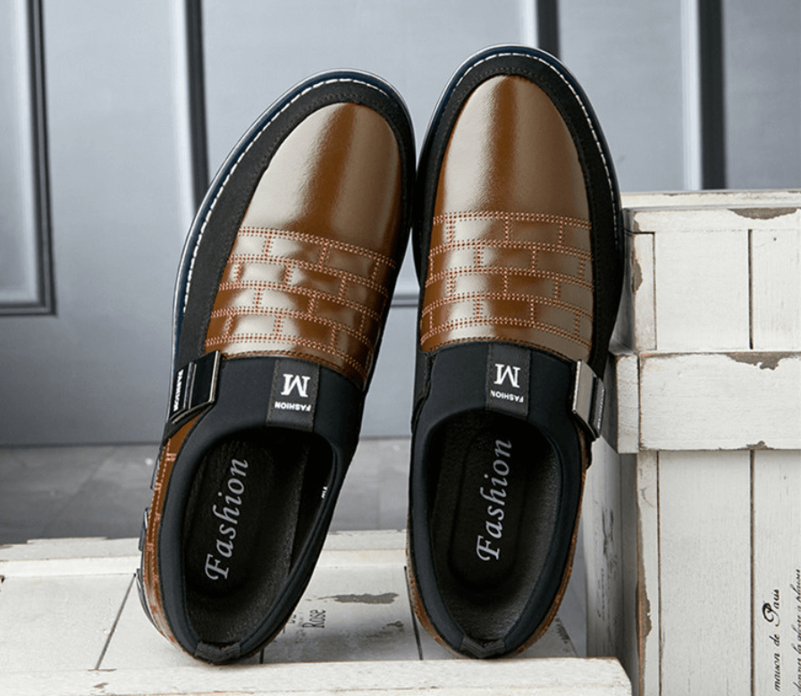 Atmungsaktive Lederschuhe Für Männer-Bella Webshop