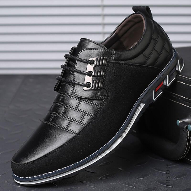 Atmungsaktive Lederschuhe Für Männer-Bella Webshop