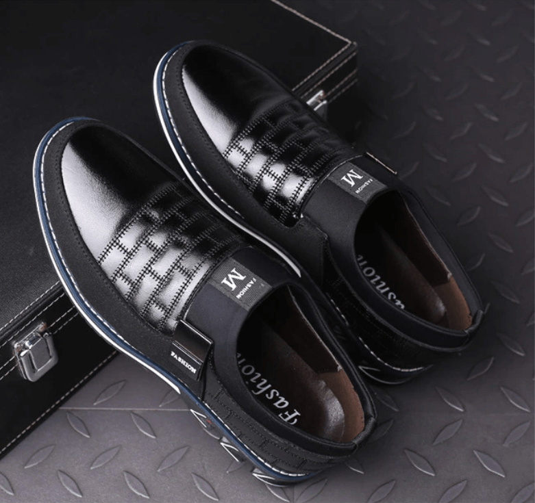 Atmungsaktive Lederschuhe Für Männer-Bella Webshop