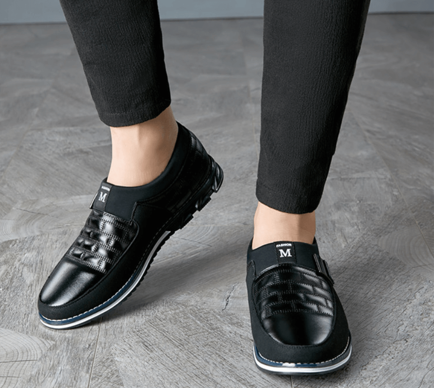 Atmungsaktive Lederschuhe Für Männer-Bella Webshop