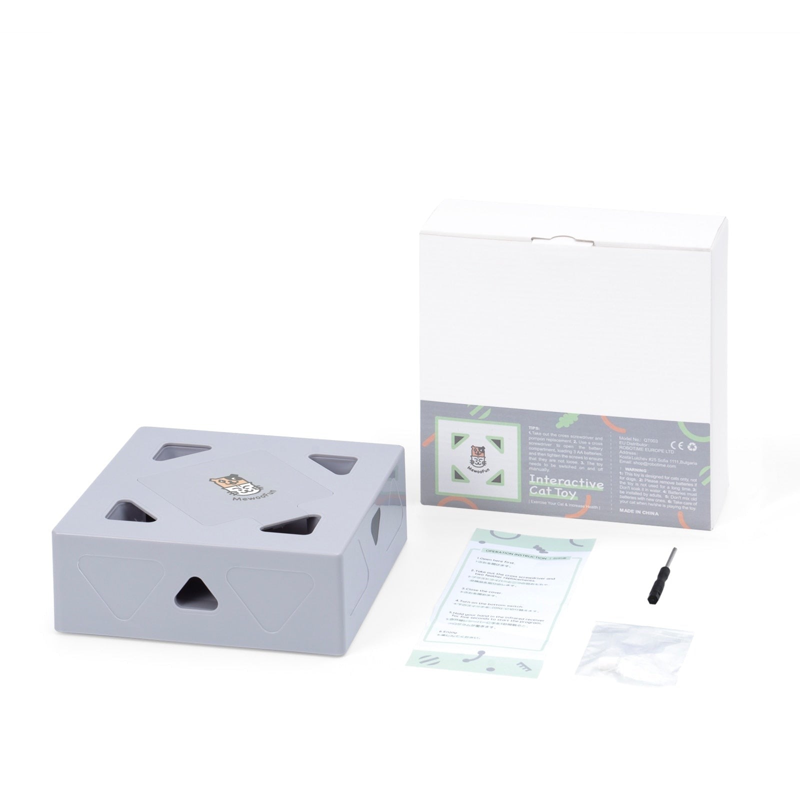 Automatisches Katzenspielzeug Feder-Bella Webshop