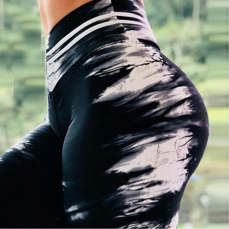 Bedruckte Leggings Mit Hoher Taille-Bella Webshop