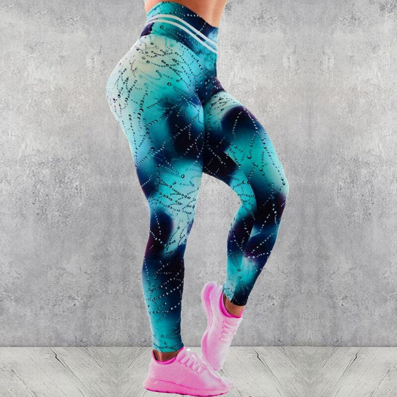 Bedruckte Leggings Mit Hoher Taille-Bella Webshop