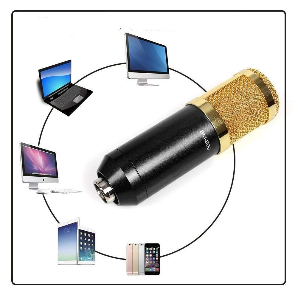 Bm800 Mikrofon-Kondensator-Set-Bella Webshop