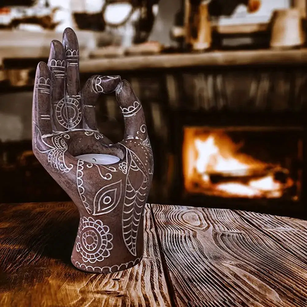 Buddha Hand Kerzenhalter-Bella Webshop