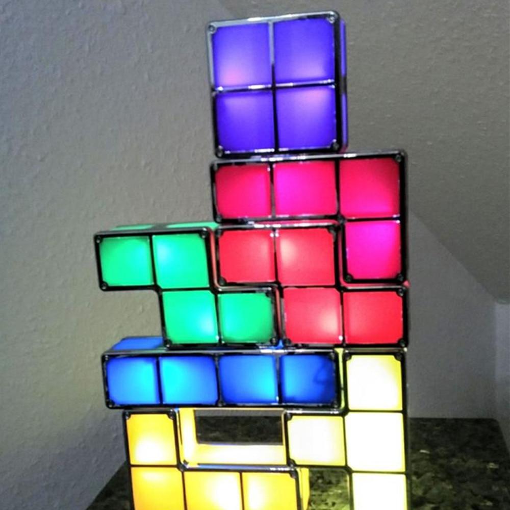 Buntes Stapelbares Tetris-Nachtlicht-Bella Webshop