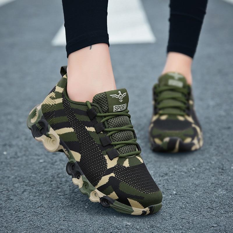 Camouflage Atmungsaktive Turnschuhe-Bella Webshop