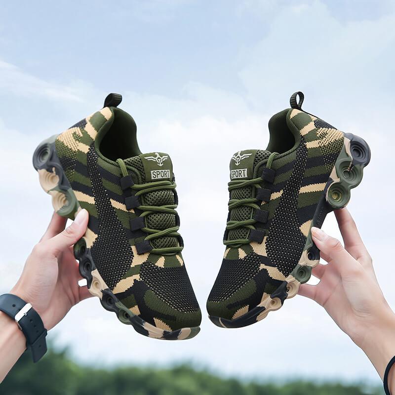 Camouflage Atmungsaktive Turnschuhe-Bella Webshop
