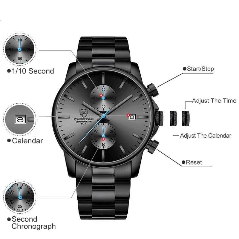 Cheetah | Herren-Business-Uhr-Bella Webshop