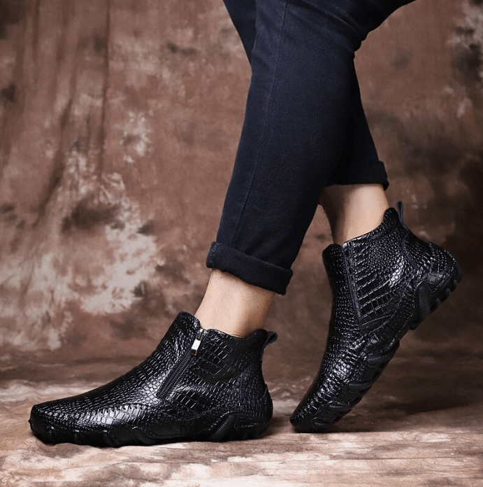 Chelsea-Stiefel Aus Rindsleder-Bella Webshop