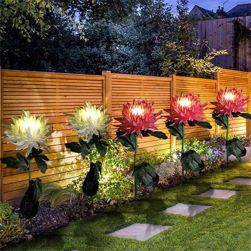 Chrysantheme Led-Solarleuchte-Bella Webshop