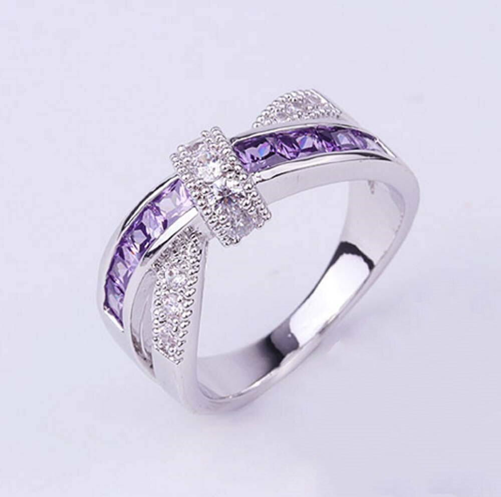 Criss Cross Kristall Ring-Bella Webshop