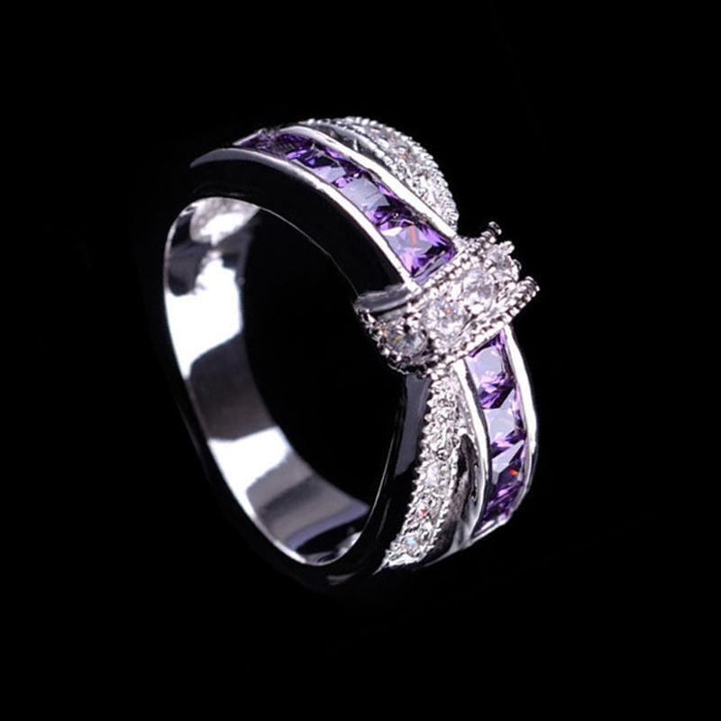 Criss Cross Kristall Ring-Bella Webshop