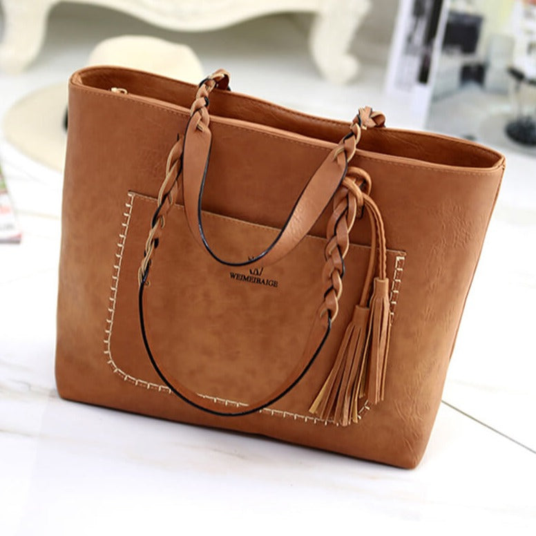 Damen Leder Umhängetasche-Bella Webshop