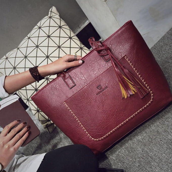 Damen Leder Umhängetasche-Bella Webshop