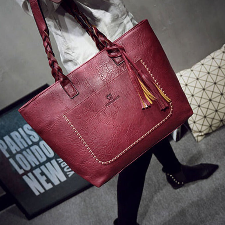Damen Leder Umhängetasche-Bella Webshop