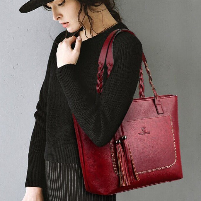 Damen Leder Umhängetasche-Bella Webshop