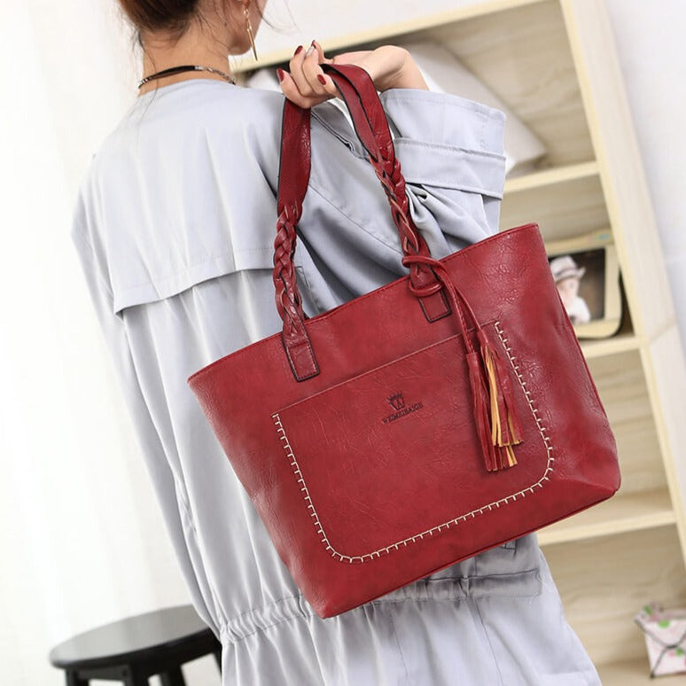 Damen Leder Umhängetasche-Bella Webshop