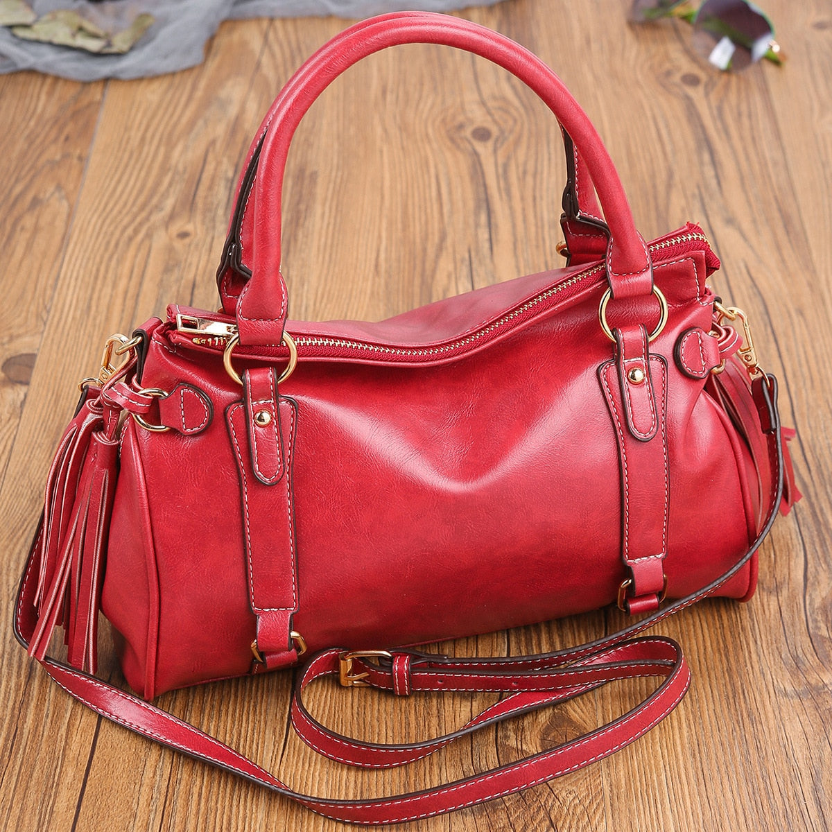 Damen-Tasche Aus Weichem Leder-Bella Webshop