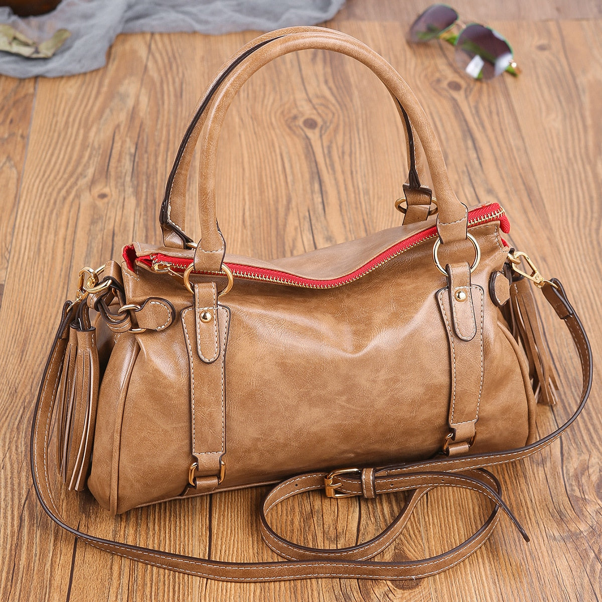 Damen-Tasche Aus Weichem Leder-Bella Webshop