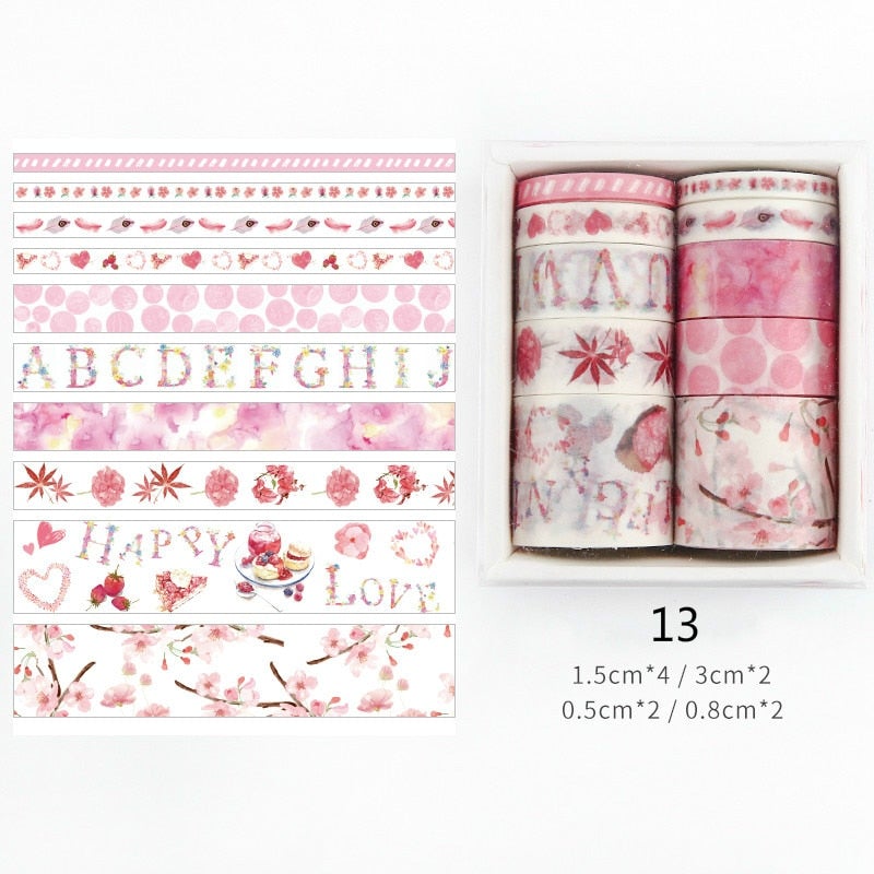 Dekorative Washi Tape Sets-Bella Webshop