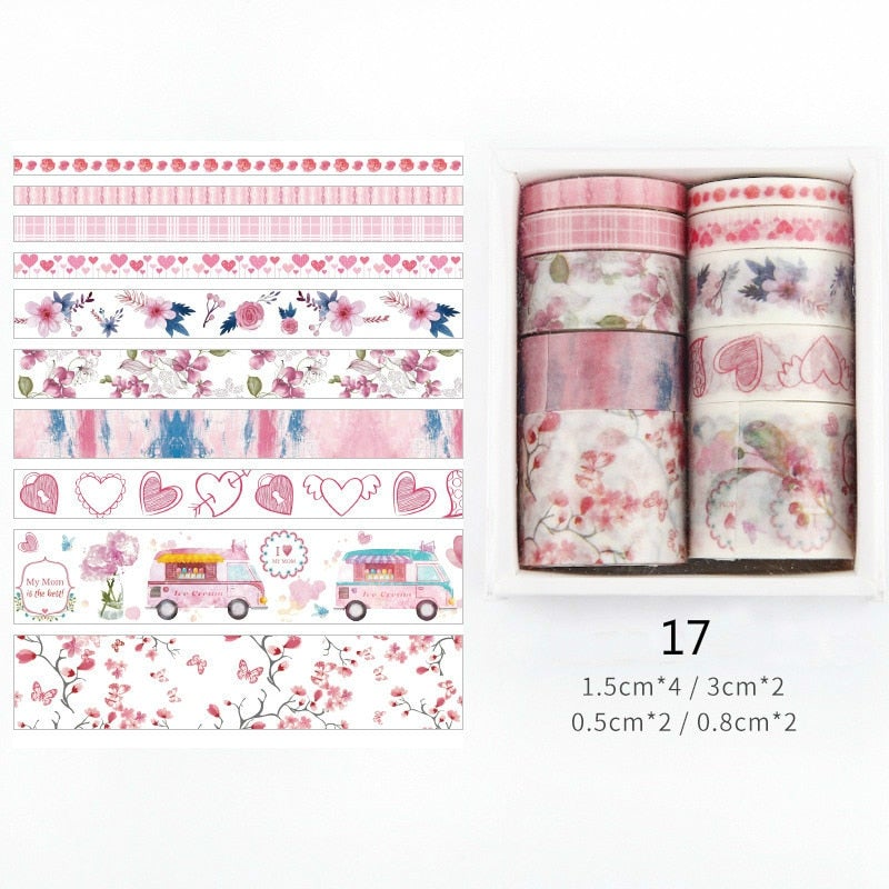 Dekorative Washi Tape Sets-Bella Webshop
