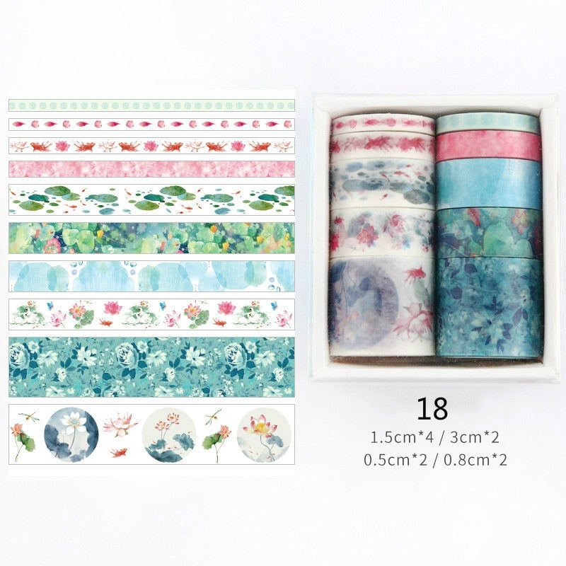 Dekorative Washi Tape Sets-Bella Webshop