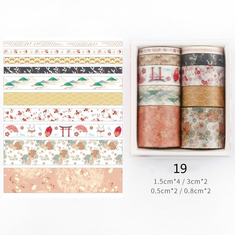 Dekorative Washi Tape Sets-Bella Webshop