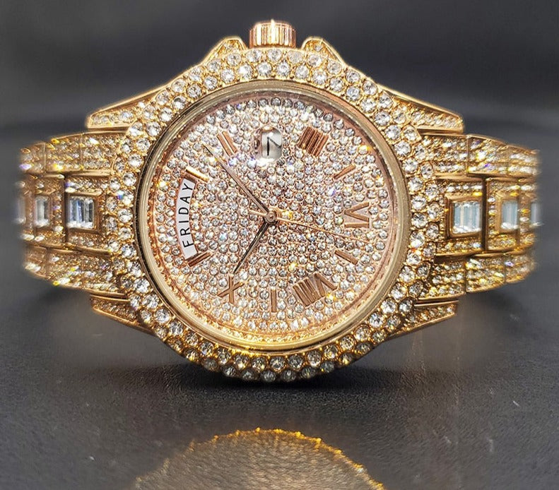 Diamant Herrenuhr-Bella Webshop