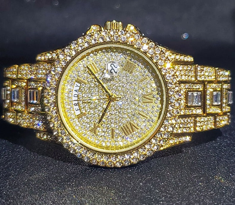 Diamant Herrenuhr-Bella Webshop