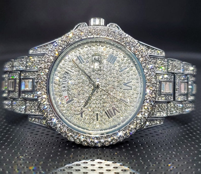 Diamant Herrenuhr-Bella Webshop